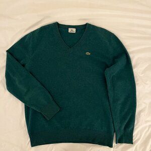 Lacoste | Men's V-neck Sweater | Size: 5 (Medium)